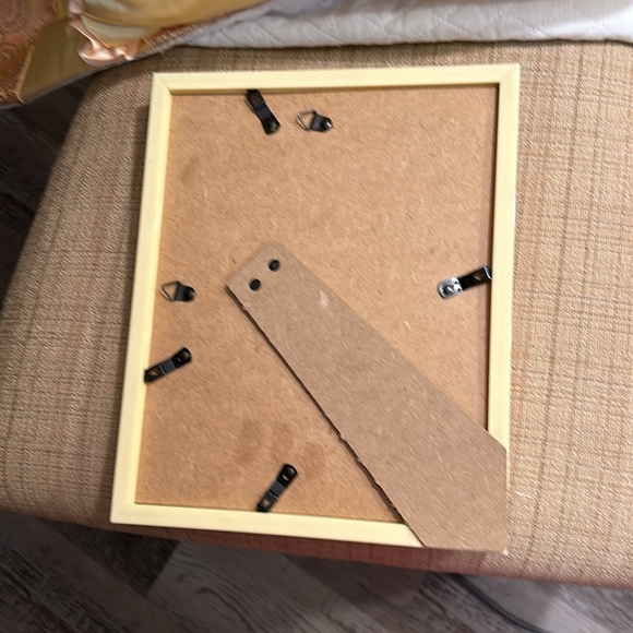 Satin Baby patchwork Quilt with matching pillow and floral picture frame - Picture 6 of 6